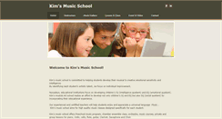 Desktop Screenshot of kimsmusicschool.com